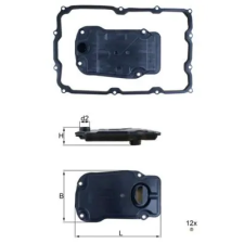 Mahle Hidraulikus szűrő, automata sebességváltó HX 271D autóalkatrész