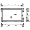 Mahle hűtő, motorhűtés CR 1684 000P