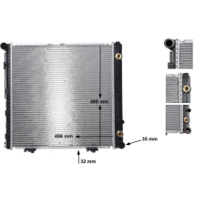 Mahle hűtő, motorhűtés MAHLE CR 291 000S autóalkatrész