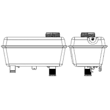 Mahle kiegyenlítőtartály, hűtőfolyadék MAHLE CRT 27 000S autóalkatrész