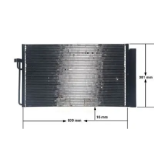 Mahle kondenzátor, klíma AC 345 000S autóalkatrész