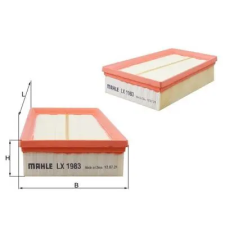 Mahle légszűrő LX 1983 autóalkatrész