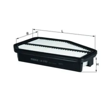 Mahle légszűrő LX 2797 autóalkatrész