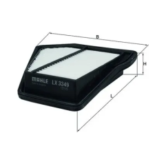 Mahle légszűrő LX 3349 autóalkatrész