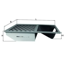 Mahle légszűrő LX 3603 autóalkatrész