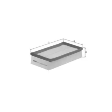 Mahle légszűrő LX 933/2 autóalkatrész