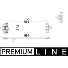 Mahle Olajhűtő, automata sebességváltó MAHLE CLC 49 000P autóalkatrész