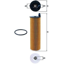 Mahle olajszűrő MAHLE OX 823/6D autóalkatrész