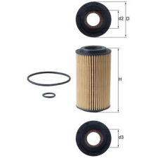Mahle olajszűrő OX 153D4 autóalkatrész