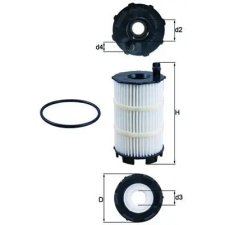 Mahle olajszűrő OX 350/4D autóalkatrész