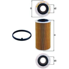 Mahle olajszűrő OX 379D autóalkatrész