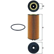 Mahle olajszűrő OX 987D autóalkatrész