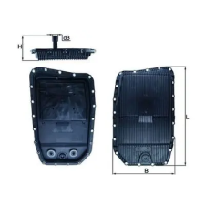 Mahle Olajteknő, automata sebességváltó HX 152 autóalkatrész