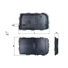 Mahle Olajteknő, automata sebességváltó HX 184KIT autóalkatrész