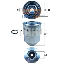 MAHLE ORIGINAL KC256D üzemanyagszűrő üzemanyagszűrő