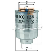 MAHLE ORIGINAL (KNECHT) MAHLE ORIGINAL KC135D üzemanyagszűrő üzemanyagszűrő