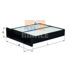 MAHLE ORIGINAL (KNECHT) MAHLE ORIGINAL LA682 pollenszűrő pollenszűrő