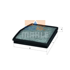 MAHLE ORIGINAL (KNECHT) MAHLE ORIGINAL LAK124 aktívszenes pollenszűrő pollenszűrő