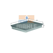 MAHLE ORIGINAL (KNECHT) MAHLE ORIGINAL LX1662 levegőszűrő levegőszűrő