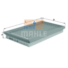 MAHLE ORIGINAL (KNECHT) MAHLE ORIGINAL LX595 levegőszűrő levegőszűrő