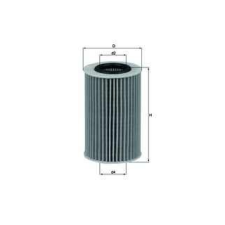 MAHLE ORIGINAL (KNECHT) MAHLE ORIGINAL OX436D olajszűrő olajszűrő