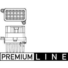 Mahle Szabályozó, belsőtér ventilátor MAHLE ABR 95 000P autóalkatrész