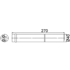Mahle szárító, klímaberendezés AD 96 000S autóalkatrész
