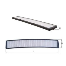 Mahle szűrő, utastér levegő LA 102 autóalkatrész