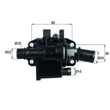 Mahle termosztát, hűtőfolyadék TH 42 83 autóalkatrész