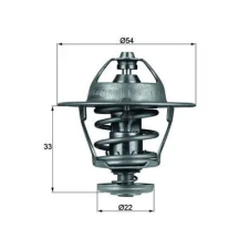 Mahle termosztát, hűtőfolyadék TX 53 85D autóalkatrész