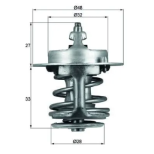 Mahle termosztát, hűtőfolyadék TX 63 88 autóalkatrész