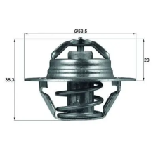 Mahle termosztát, hűtőfolyadék TX 88 82D autóalkatrész