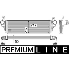 Mahle töltőlevegő-hűtő CI 242 000P autóalkatrész