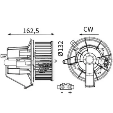 Mahle Utastér-ventilátor AB 123 000S autóalkatrész