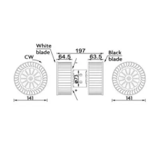 Mahle Utastér-ventilátor AB 192 000S autóalkatrész