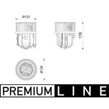 Mahle Utastér-ventilátor AB 416 000P autóalkatrész