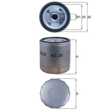 Mahle Üzemanyagszűrő KC 20 autóalkatrész