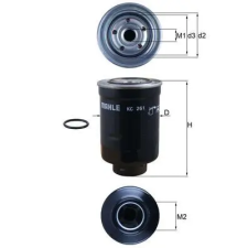 Mahle Üzemanyagszűrő KC 261D autóalkatrész