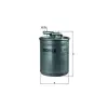Mahle Üzemanyagszűrő KL 494