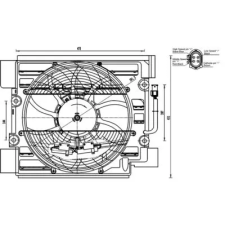 Mahle ventilátor, klímakondenzátor ACF 23 000S autóalkatrész