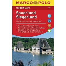 MAIRDUMONT 17. Sauerland turista térkép, Siegerland 1 : 110 000 térkép
