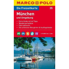 MAIRDUMONT 35. München és környéke turista térkép 1 : 110 000 Marco Polo térkép