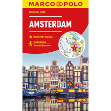MAIRDUMONT Amszterdam város térkép Marco Polo vízálló 2023 1:12 000 térkép