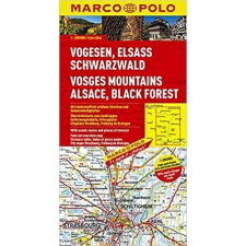 MAIRDUMONT Fekete-erdő térkép Marco Polo 2016 1:200 000 Schwarzwald térkép térkép