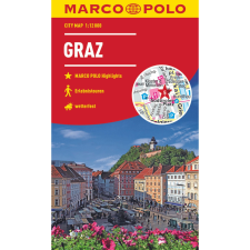 MAIRDUMONT Graz város térkép vízálló Marco Polo 1:12 000 térkép