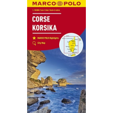 MAIRDUMONT Korzika térkép Marco Polo 1:150 000 Corse terkep térkép
