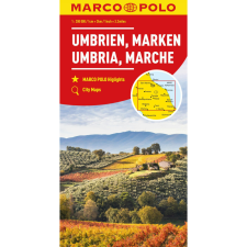 MAIRDUMONT Marche, Umbria autós térkép Marco Polo 1: 200 000 térkép