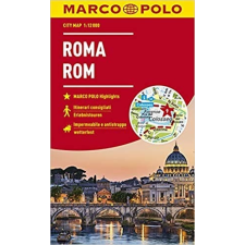 MAIRDUMONT Róma térkép Marco Polo vízálló 2018 1:12 000 Róma várostérkép térkép