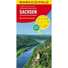 MAIRDUMONT Sachsen térkép Marco Polo 2016 1:200 000 Szász Svájc térkép térkép