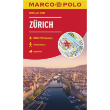 MAIRDUMONT Zürich térkép vízálló Marco Polo 1:15 000 térkép